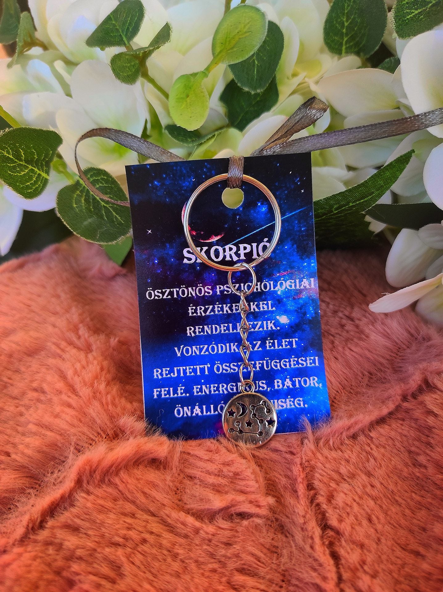 Skorpió csillagkép kulcstartó